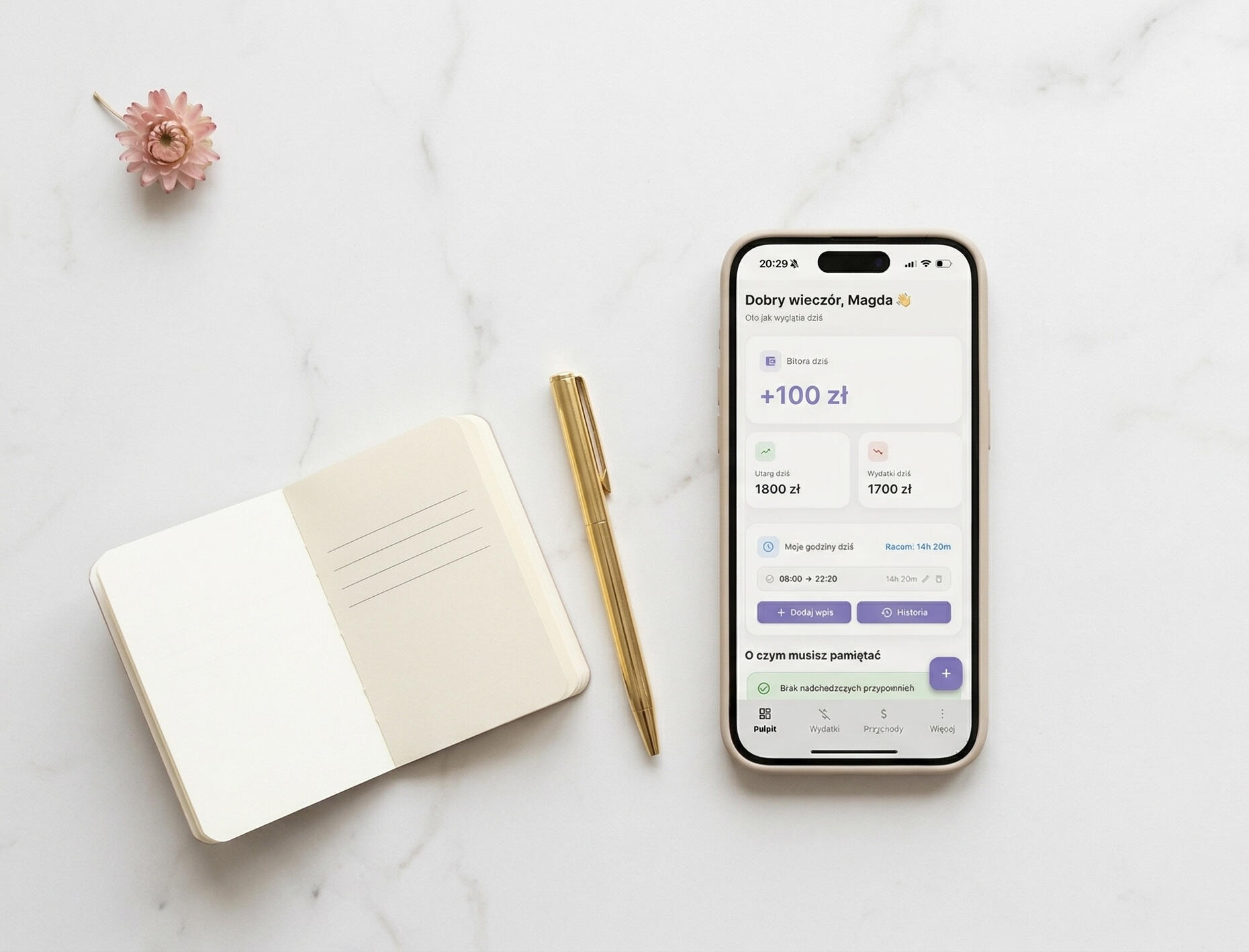 Koniec z [chaosem]{class='text-primary'} w finansach Twojego biznesu beauty.